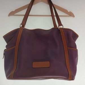 Dooney & Bourke Pebble Grain Leather Tote – Purple (circa 2008–2012)